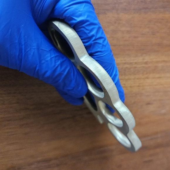 Belt Buckle Knuckles Solid Brass, Handmade - Picture 2 of 4